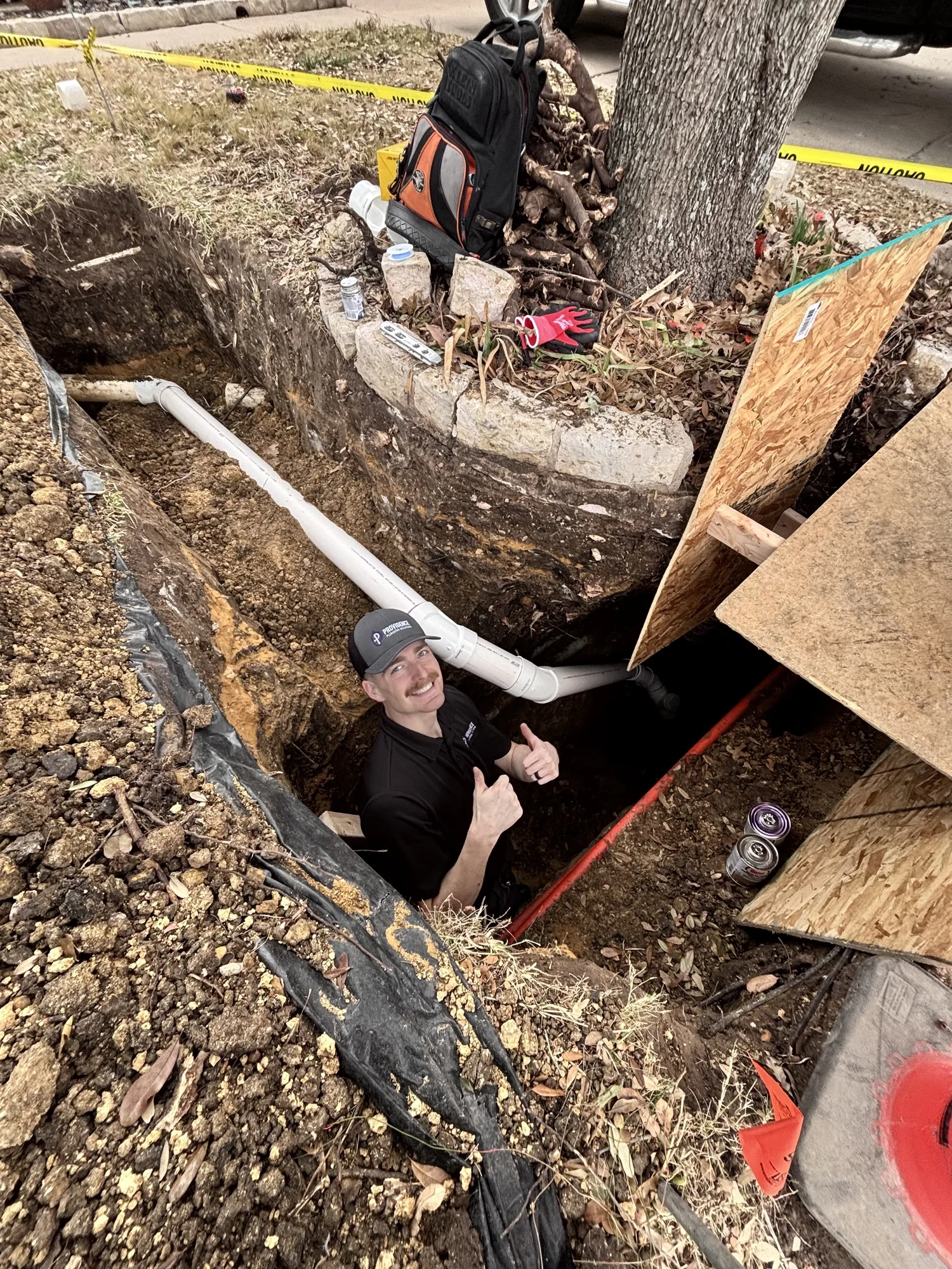 Recent plumbing project